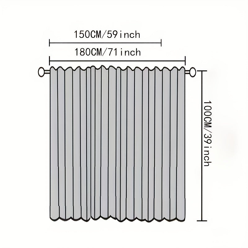 American Pastoral Gauze Curtain for Home Decor