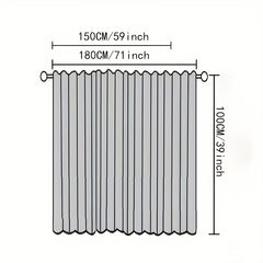American Pastoral Gauze Curtain for Home Decor