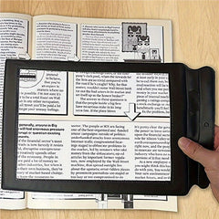 Portable 3X A4 Paper Size Magnifying Glass - Ideal Gift for Parents