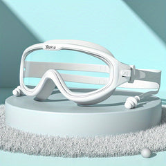 Large Frame Adults Swimming Goggles Waterproof Anti Fog Swimming Glasses