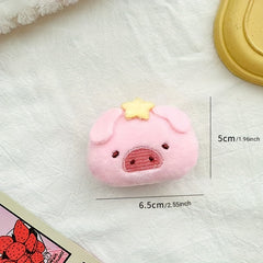Cartoon Rabbit Plush Brooch for Girls Doll Pin Accessories