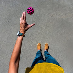 High Resilience Bouncy Ball Moon Shape Indoor Outdoor Toy