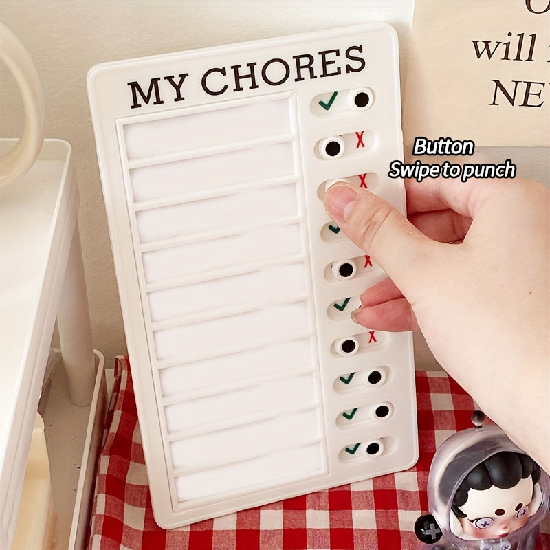 Self Discipline Chore Checklist Memo Board Daily Affairs Reminder Tool