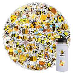 101pcs Bumble Bee Stickers for Water Bottles Crafts Scrapbooking Party Favors