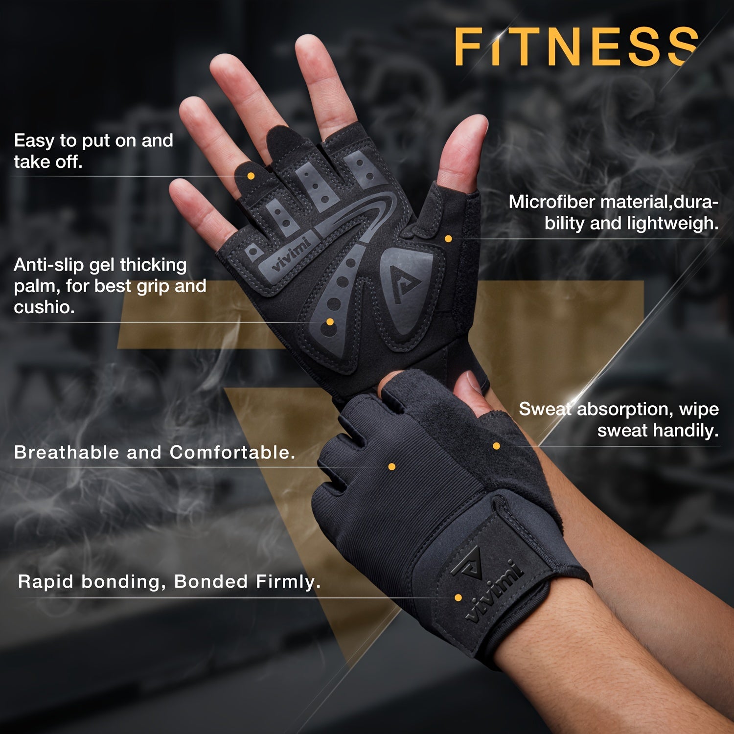 Workout Gloves Breathable Fitness Gloves For Weight Lifting Gym Training