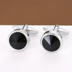 Round Cufflinks Business Shirt Clothing Buttons For Men And Women