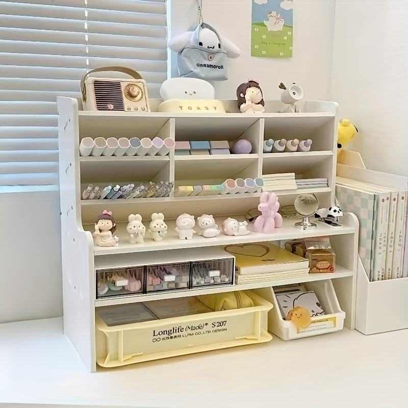 Double Layer Heightening Desktop Rack - Maximize Desk Space