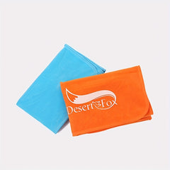 Compact Flocked Fabric Air Pillow for Camping Ergonomic Support Orange