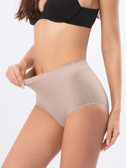 Seamless Mid Waist Briefs Panties For Women