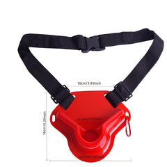 Sea Fishing Rod Rack Belt Pole Waist Support Belt For Boat Fishing