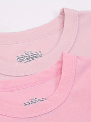 Star Girls Graphic Long Sleeve Pajama Set Soft and Cozy Sleepwear
