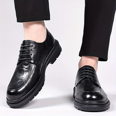 Men's Smart Casual Lace Up Chunky Dress Shoes