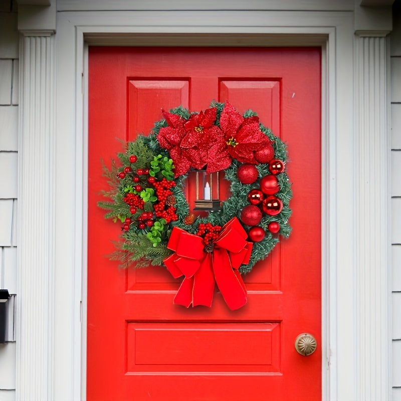 Red Christmas Ball Garland Hanging Decorations