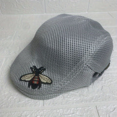 Little Bee Breathable Mesh Forward Hat Solid Beret