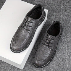 Men's Heeled Derby Shoes Lace up Front Office Business Formal Tie Events