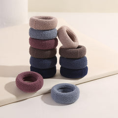 12pcs Solid Hair Tie