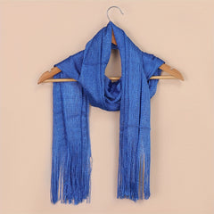 Elastic Fringed Shawls And Wraps For Evening Wear