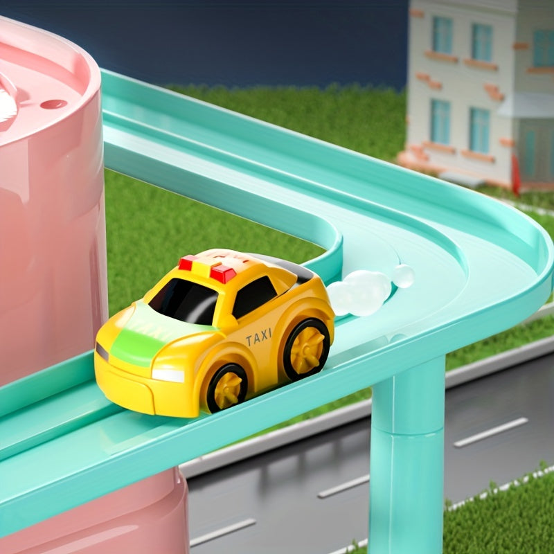Kids Race Track Girls Toy Car Rescue Adventure Toys For Boys Age 3