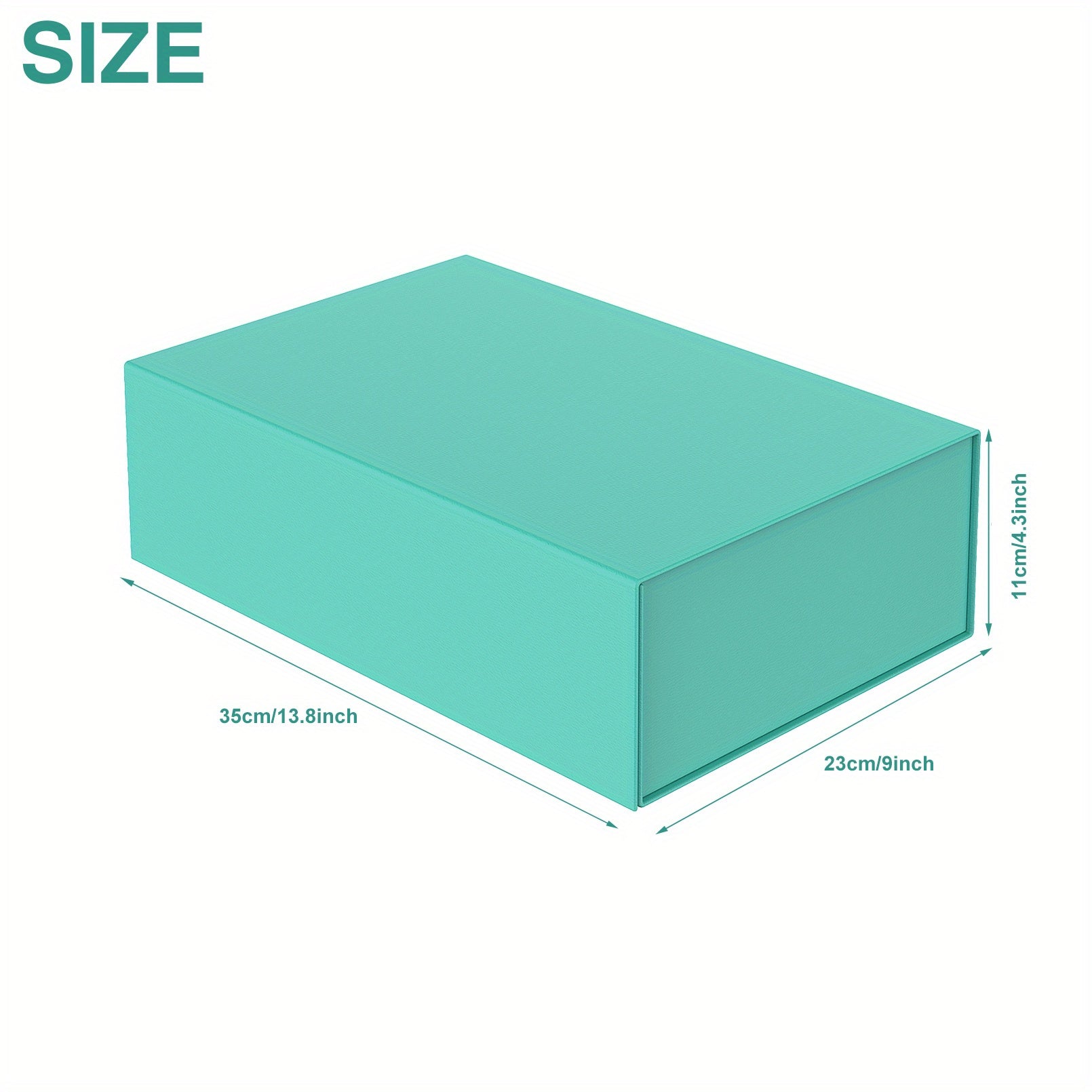 Large Magnetic Gift Box with Lid, Cards and Envelopes