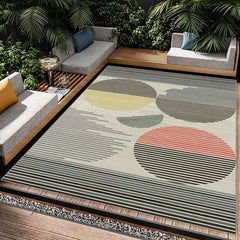 Cashmere Geometric Line Carpet Soft Non-Slip Modern Home Decoration