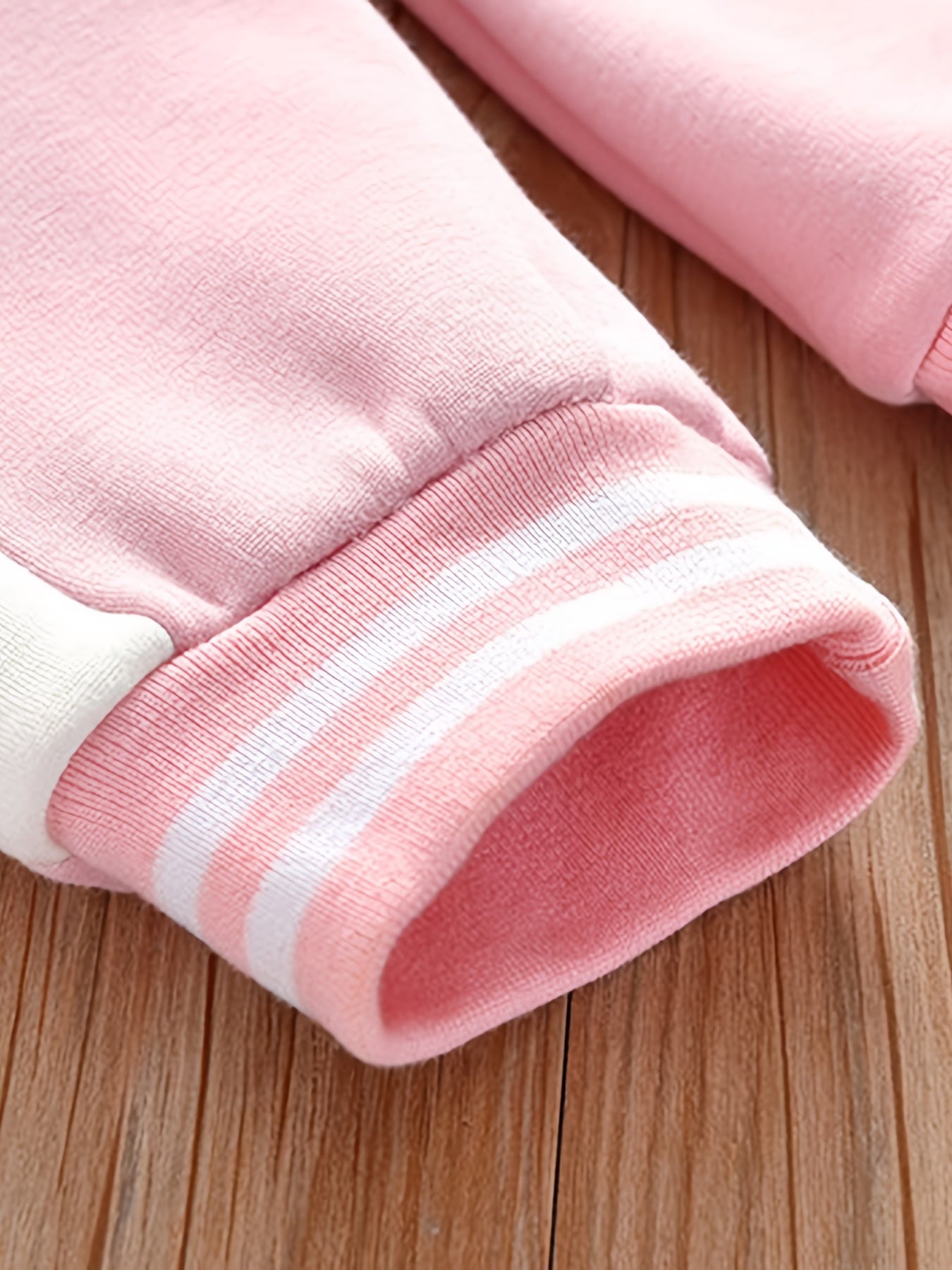 Girls Striped Fleece Thermal Sweatpants for Outdoor Sports