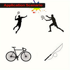 4pcs Anti-slip Tennis Badminton Grip Tape Breathable Sweatband
