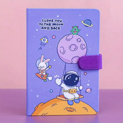 Small Fresh Page Illustration Journal with Notepad