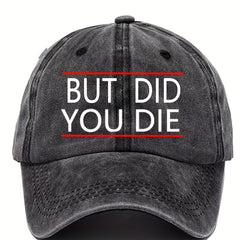 Fashionable Washed Cotton Baseball Cap Adjustable Sunscreen Hat
