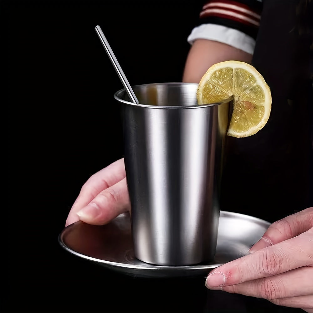 304 Stainless Steel Coffee Cup Water Cup Heat Insulation Tea Cups