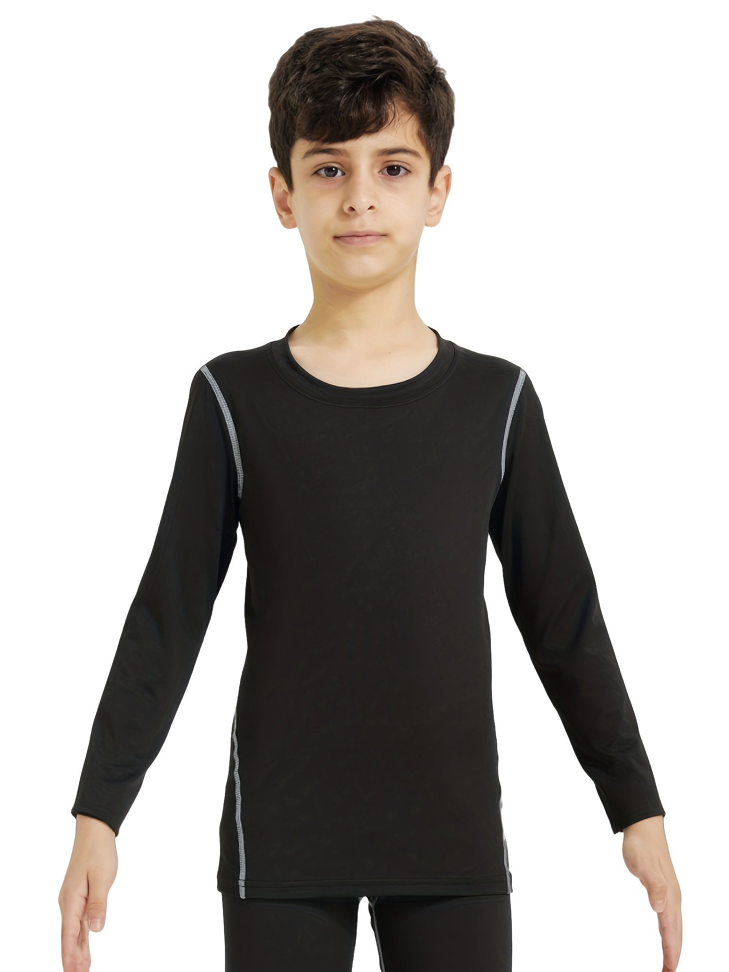 Kids' Long Sleeve Compression Shirts Moisture Wicking Baselayer