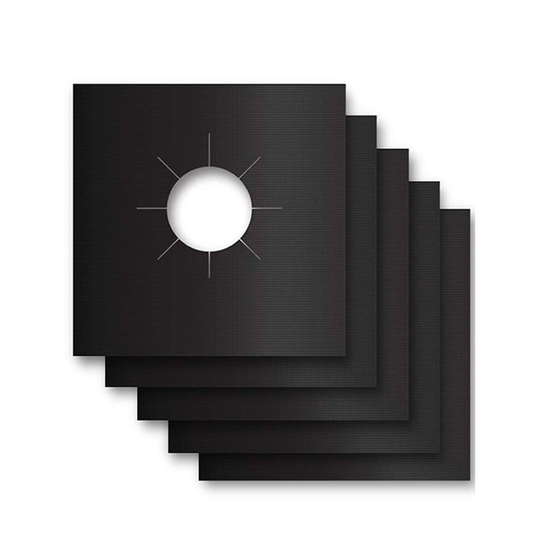 8pcs Gas Stove Mat 0.2mm High Temp Stability Non-Toxic Easy Clean