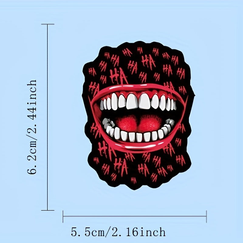 50PCS Horror Stickers Halloween Waterproof Vinyl Decals