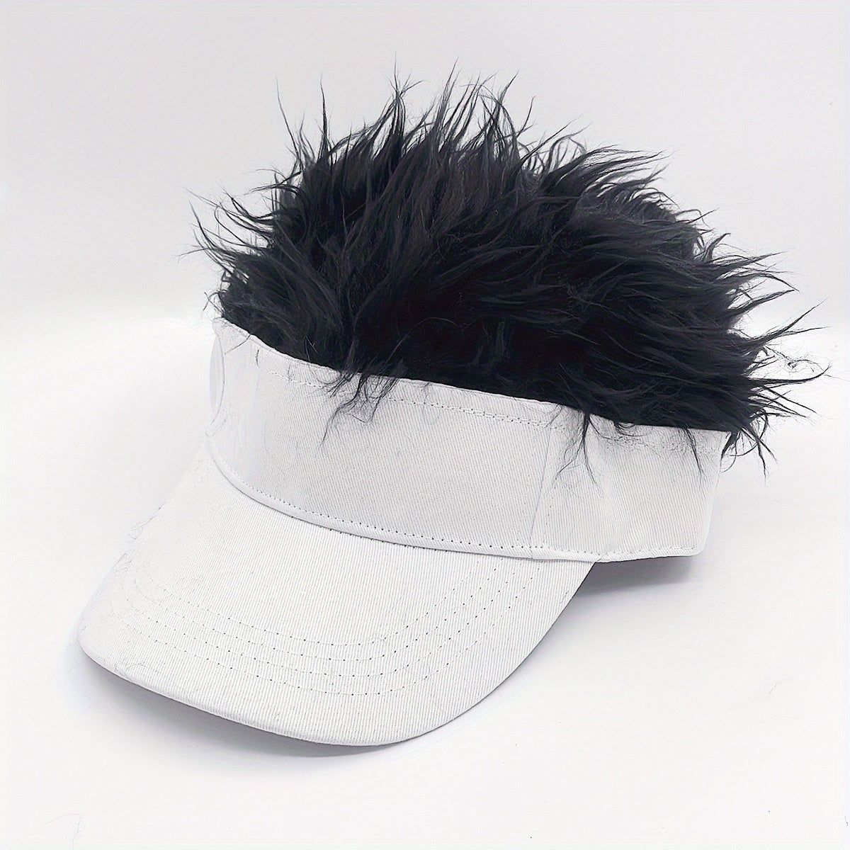 Cotton Wig Hat Classic Solid Hair Baseball Cap Hip Hop Adjustable Visor Hats
