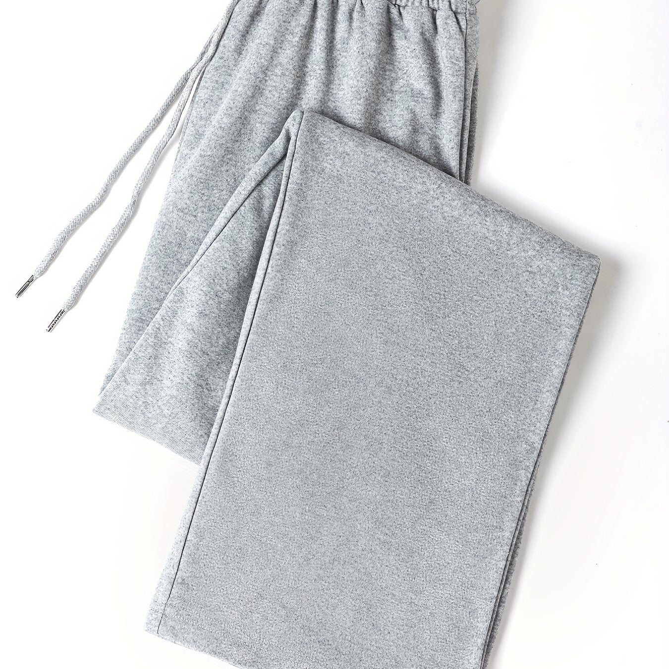 High Waist Drawstring Lounge Pants for Women