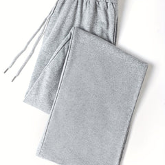 High Waist Drawstring Lounge Pants for Women