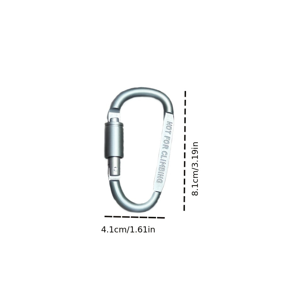 Aluminum D Buckle for Outdoor Camping Hiking