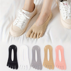 Mesh Toe Socks for Running Athletic Women's Stockings