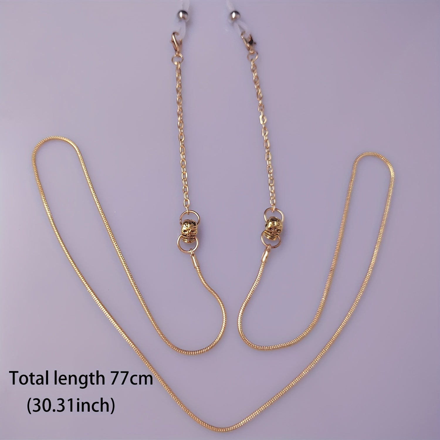 Skull Head Glasses Chain for Men and Women