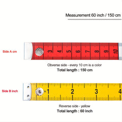 152 Tape Measure Sewing Tailor Mini Soft Flat Ruler Sewing Tape Measure