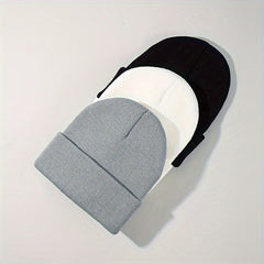 Winter Knitted Hat Beanie Outdoor Skull Cap Warm Ski Hat
