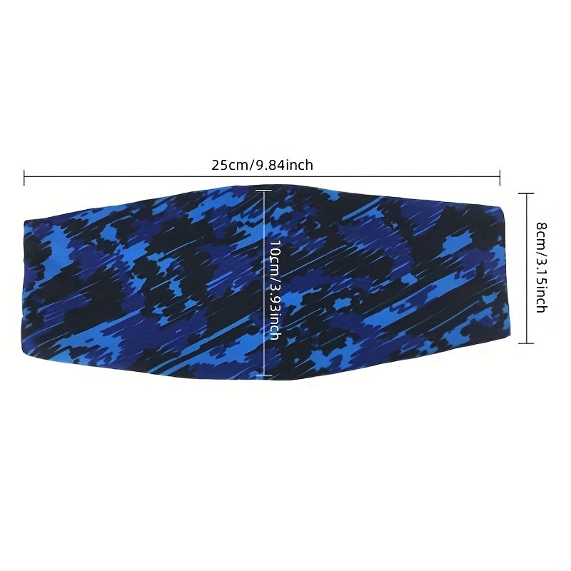 Camouflage Sports Headband Sweatband Women Running Gym Yoga Hair Band
