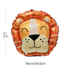 Animal Cartoon Balloons Children's Decoration Birthday Baby Boy Girl Balloons