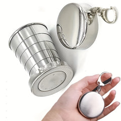 3pcs Mini Stainless Steel Wine Glasses for Outdoor Camping