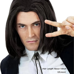Natural Short Hair Synthetic Wigs for Men and Women