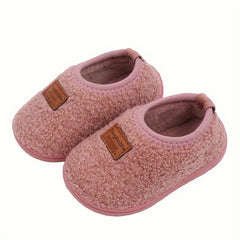 Girls' Slip On House Shoes Soft Bottom Walking Shoes Indoor Autumn Winter
