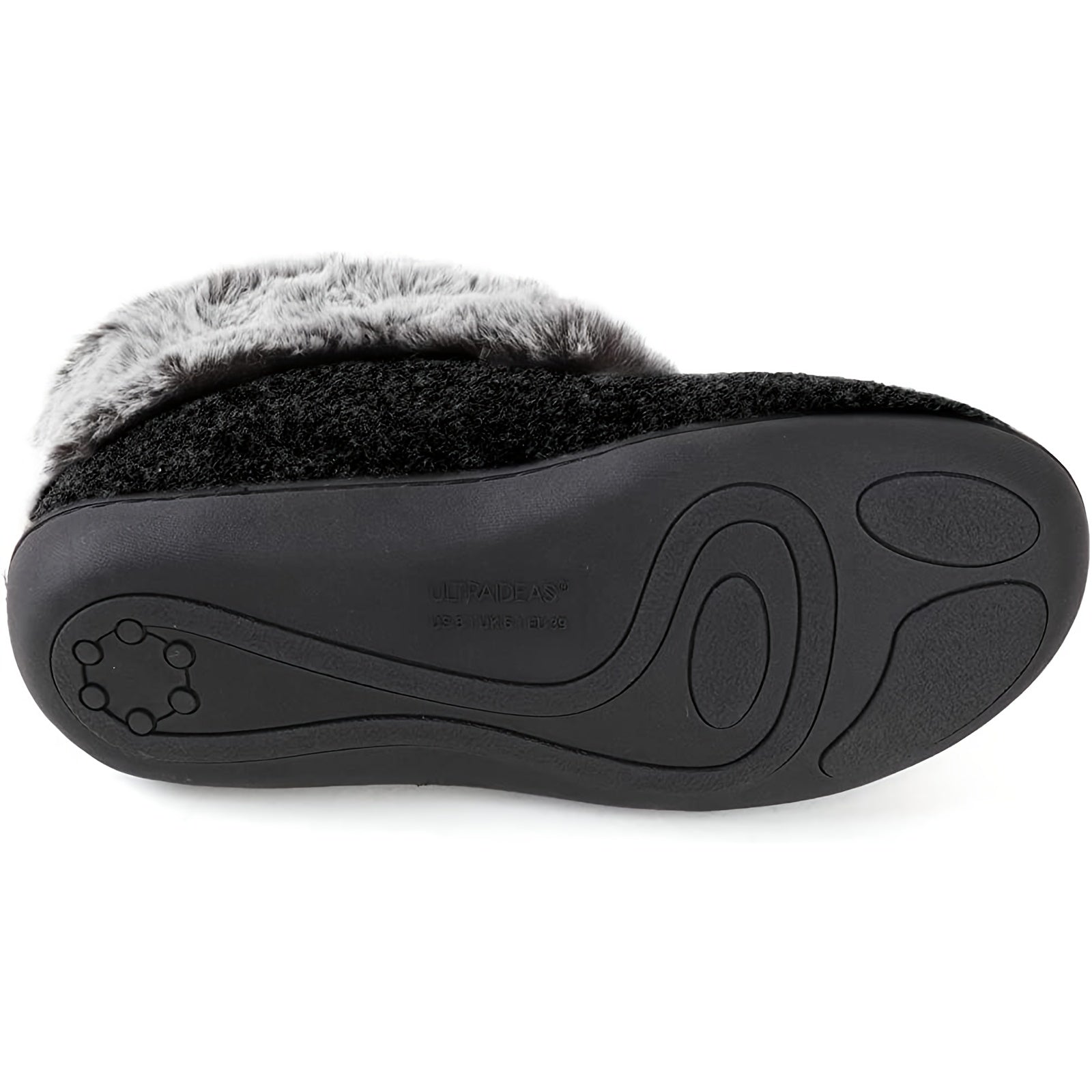 Women's Fuzzy Indoor Outdoor Slippers Solid Comfort Shoes