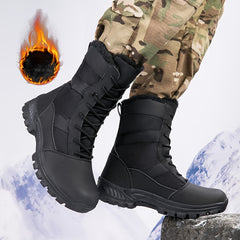 Thick Warm Anti Slip High Tube Snow Boots Sports Outdoor Mountaineering Boots