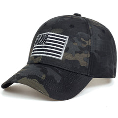 American Flag Embroidered Baseball Cap