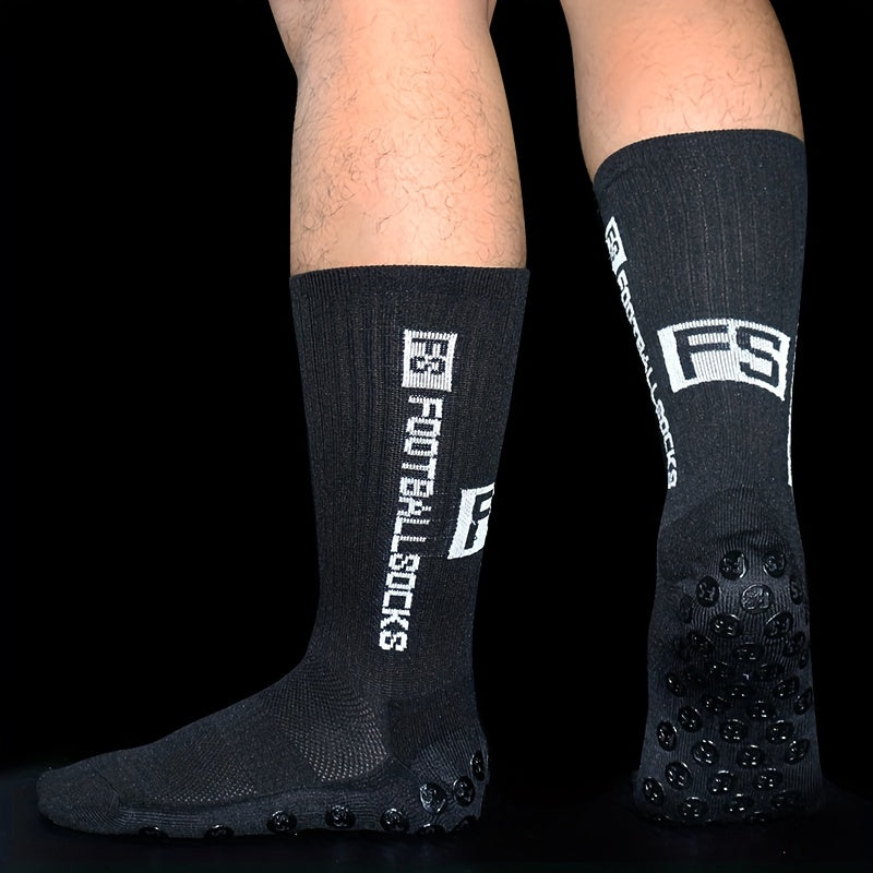 Thick Padded Football Socks Non-slip Bottom Breathable Crew Training Socks
