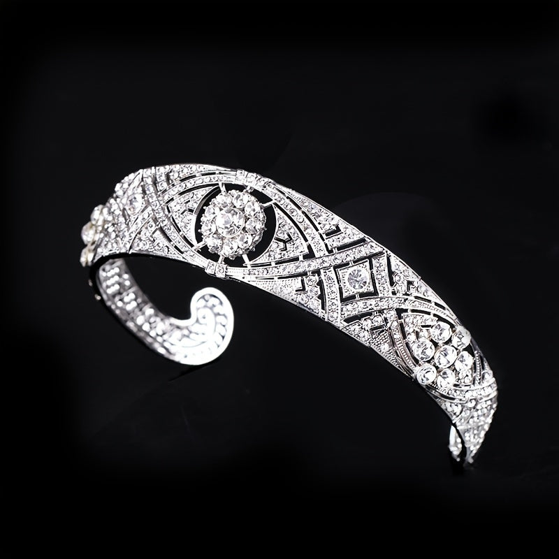 Bridal Tiara Rhinestone Crown Hair Accessory